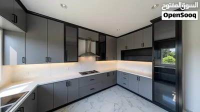 عمل تصاميم مطابخ ملونه 3D خلال اقل من 24 ساعه ، تصاميم لاصحاب الشقق والمعارض والمشاغل 3