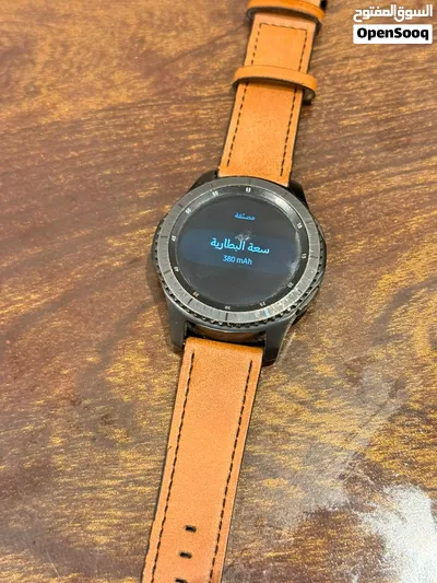 ساعه سامسونج ذكية Samsung Gear S3 Frontier موديل SM-R760 ملاحظه الساعه ليس لديها شاحن 3