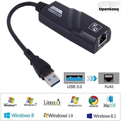 USB 3.0 to Ethernet Adapter, Driver Free 1000 Mbps Network RJ45 LAN Wired Gigabit 3