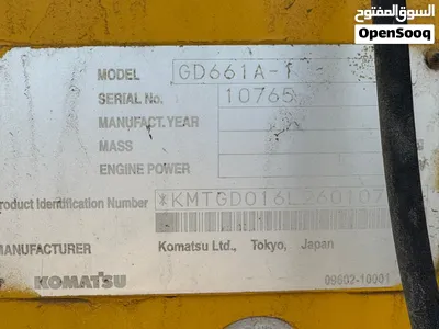 Komatsu GD661A-1 4