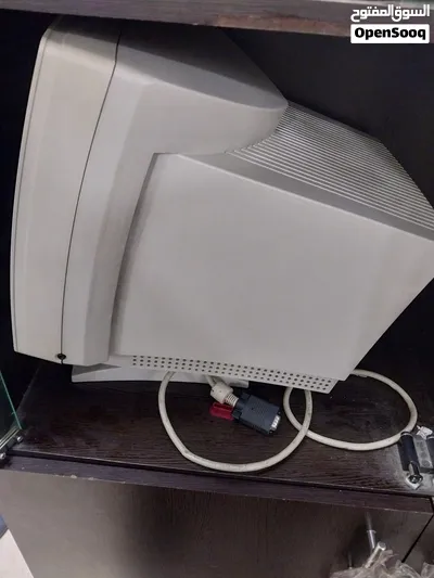 شاشة كمبيوتر قديمة شغالة old computer crt screen moniter 90s 2