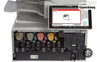 طابعه وايرلس ومكنه تصوير الوان متعدده المهام ماركه ريكو موديل MP C407MFP 2