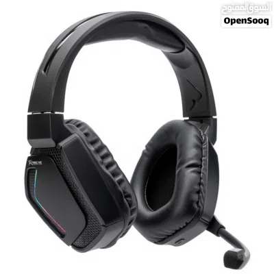 سماعات رأس وأذن جيمنغ مضيئة اصلية منفذ USB لاسلكية – XTRIKE ME GH-512W wireless headset RGB LIGHT 2