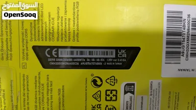 CORSAIR VENGEANCE RAM DDR5 32GB(16x2) 6400MHz CL36 2