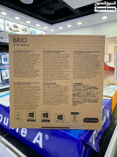 LOGITECH⁩⁩ ⁦⁦BRIO⁩⁩ ⁦⁦4K⁩⁩ ⁦⁦WEB⁩⁩ ⁦⁦CAM⁩⁩ كاميرا ويب لوجيتك بريو ⁦⁦4K ...
