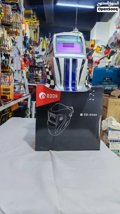 نضارة لحام هيلمت الكتروني خوذة الكترونية AUTO DARKENING WELDING HELMET مخفي شركة ايدون edon 4