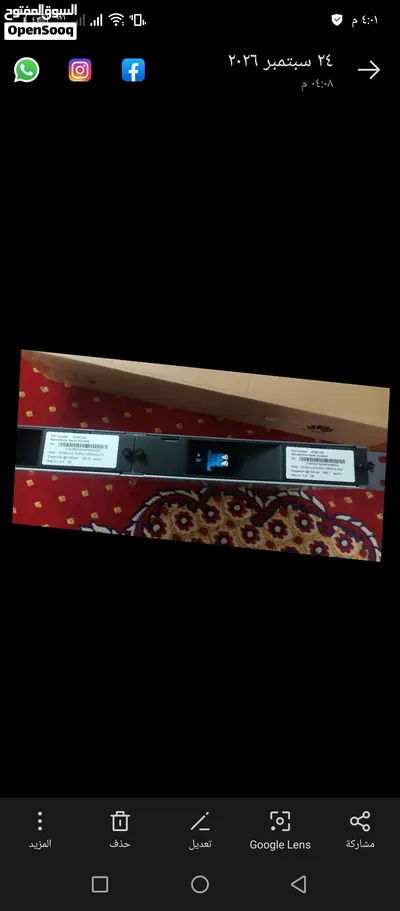 للبيع وحدات تعويض التشتت Passive Dispersionاللوني السلبية من تصنيع شركةCompensation Modules Accelink 2