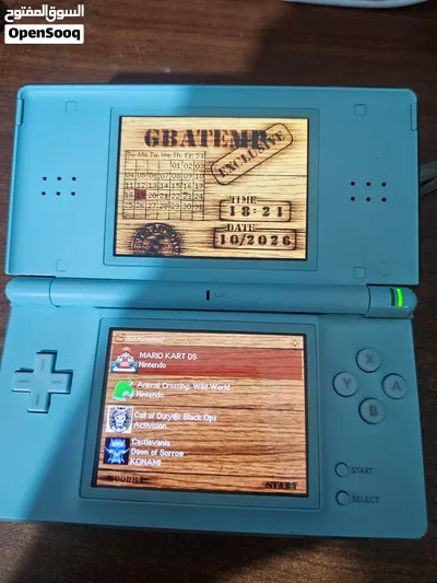 للبيع nintendo ds lite باللون الاخضر المميز مع قلم اللمس الخاص به 2
