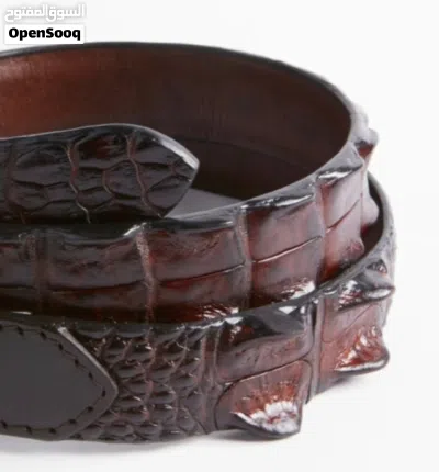 Genuine Australian Crocodile Leather Handmade Belt 2