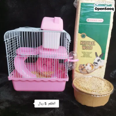 هامستر سوري مع أقفاص أنواع مختلفة 4