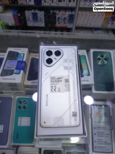 جهاز TECNO Pova 7 5Gموصفات 256جيجا رام 16 مستعمل بحالة الوكاله متوفر توصيل وهداياااا 3