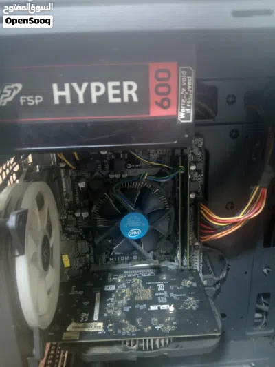 كيس كمبيوترRam:16 core i7 -6700 NVIDIA GetForce GTX 1050 Ti HHD 1TERA 3