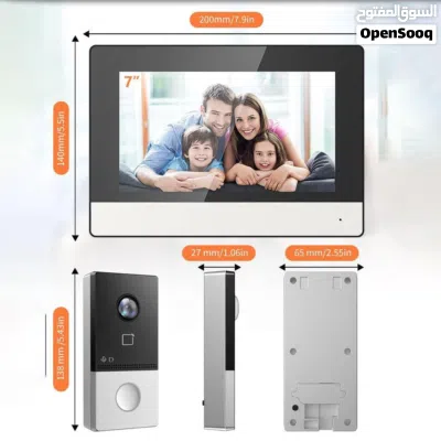 انتركوم الذكي/جرس الذكي بصوت و صورة من ماركة Hikvision الموديل P-DS-KIS603 2