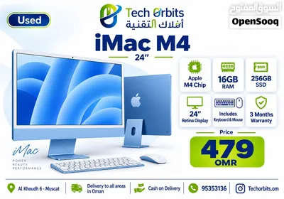 Apple iMac M4 24-inch 16GB RAM 256GB SSD 3