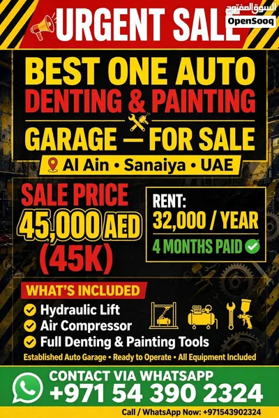 Shop For Sell Denting & Painting Garage 2
