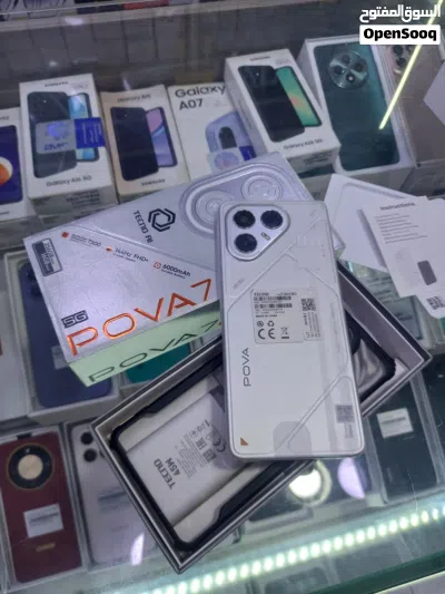 جهاز TECNO Pova 7 5Gموصفات 256جيجا رام 16 مستعمل بحالة الوكاله متوفر توصيل وهداياااا 2