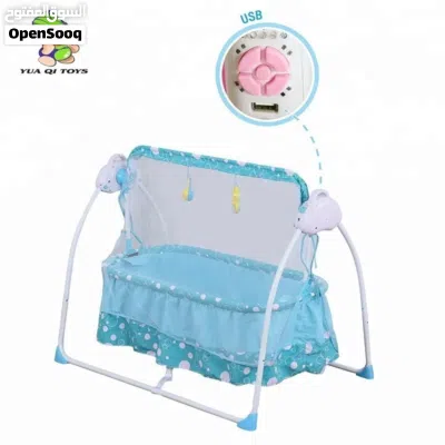 تخت الاطفال الهزاز الكهربائي الحجم الاكبر في المملكة من island toys 4