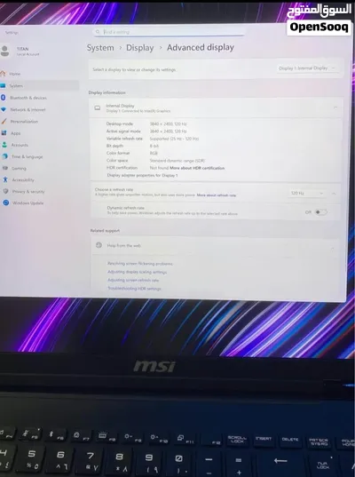 Brand new MSI TITAN 18” RTX 5090, 64 RAM, 6 TB NVME, under warranty 2