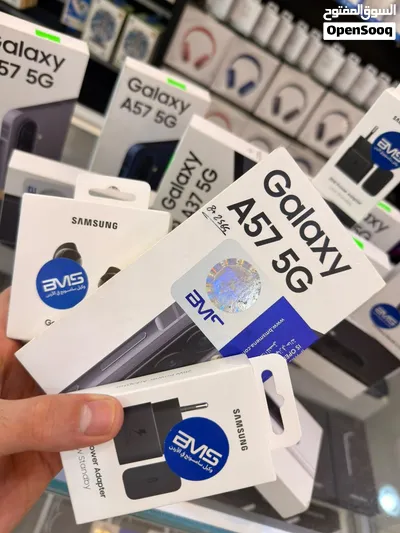 سامسونج A57 5g جديد كفالة الوكيل الرسمي في الأردن Bms بسعر مميز جدا Samsung A57 5G 4