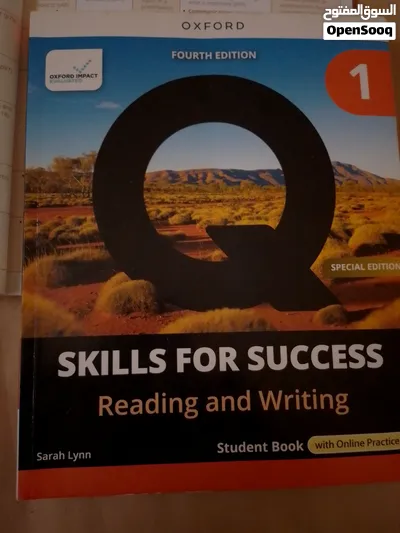 للبيع كتاب Q Skills for Success Listening Speaking وبالنسبة للتوصيل والثقة تقدر بخدمة وفي 4