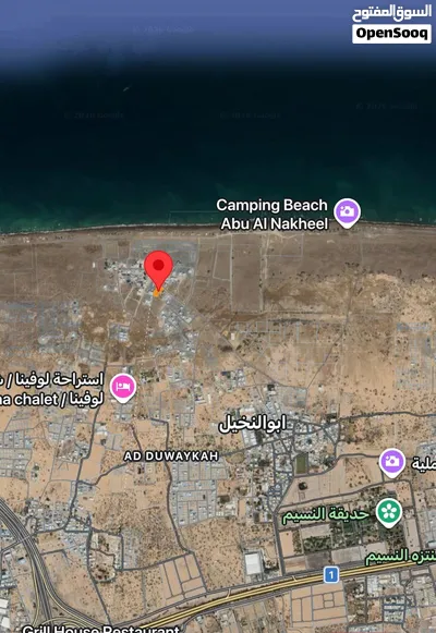فرصه بركاء ابو النخيل مساحه 1361 متر سوبر كونر جزيره وقريبه جدا من البحر والمشروع الجديد 2