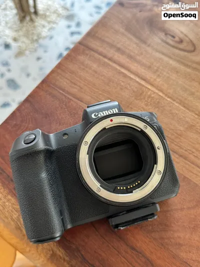 Canon R with adapter 2