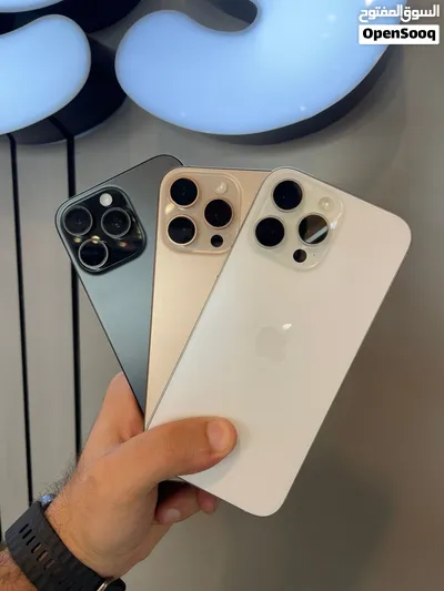 IPHONE 16 PRO MAX ( 256GB ) USED /// ايفون 16 برو ماكس ذاكره 256 مستعمل وكاله 2