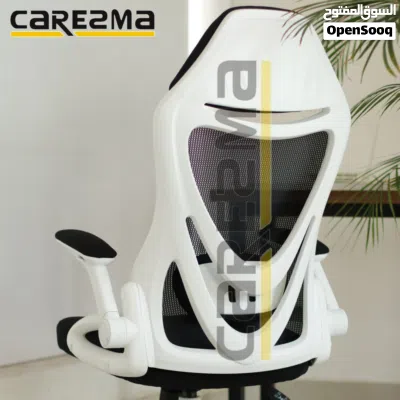 A TIGER 068 MANAGER CHAIR WHITE BLACK 2