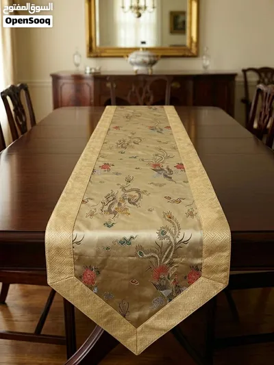 Chemin de table en soie 2
