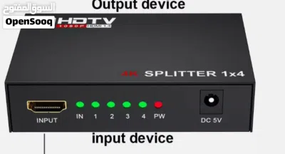 كابلات ومحولات / موزع لشاشات عرض متعددة HDMI Splitter 1 IN 3 OUT 4P 4K UHD 4