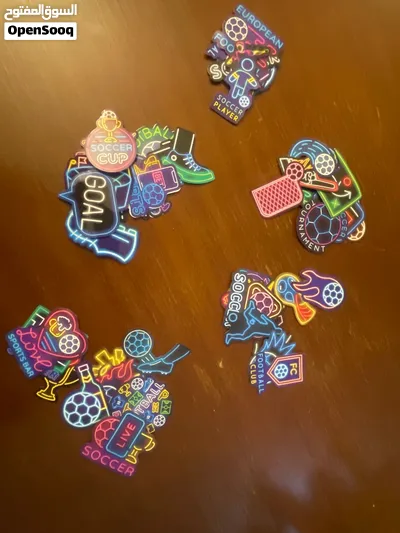 Glow in the dark football stickers 4
