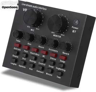 Sound Card V8 — كرت صوت ومكسر الاصلي يوجد توصيل 3