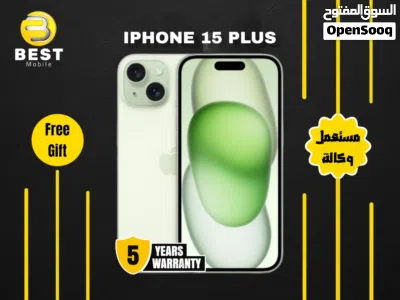 ايفون 15 بلس مستخدم بحالة الجديد /// iPhone 15 plus 256G uesd 2