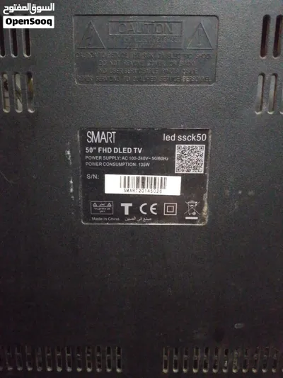 شاشة SMART 50 FHD DLED مكسورة الضو والصوت شغال الموديل : LED SSCK50 3