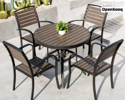 Out door table with chairs 2