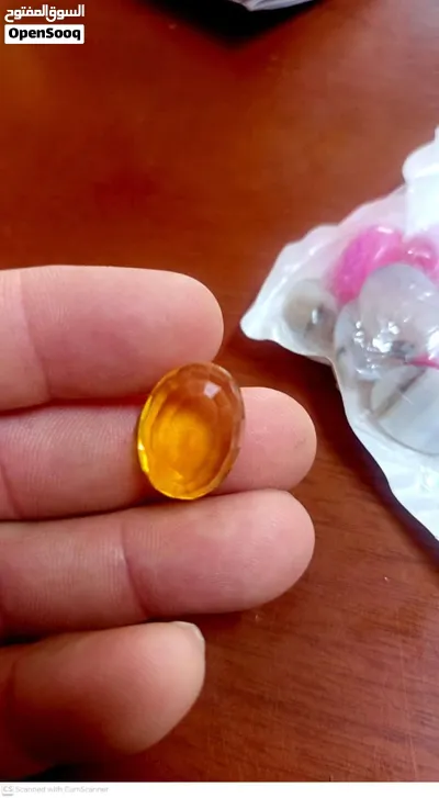 Beautiful Pair of Fine Quality Yellow Topaz Gemstones – Faceted Cut 2