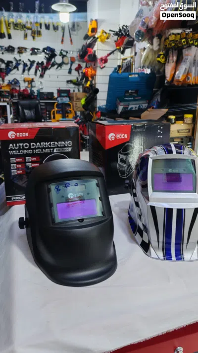نضارة لحام هيلمت الكتروني خوذة الكترونية AUTO DARKENING WELDING HELMET مخفي شركة ايدون edon 2