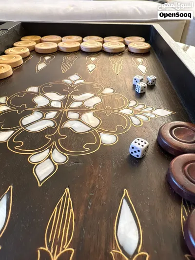 طاولة زهر دمشقية فاخرة 4
