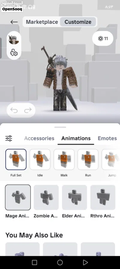 حساب روبلوكس للتبديل أو البيع على جهاز iPhone او تبديل على حساب تيك توك صرف عليه 40,000 روبوكس 2