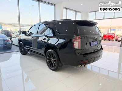 شيفروليه تاهو بريمير 6.2 L خليجي فل اوبشن أسود زعفراني تشييكات الوكالة ممشى قليل 3