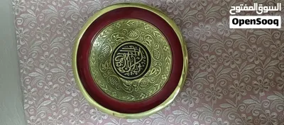 تحفة فنية لديكور صينية نحاس قديمة (انتيكا) صناعة يدوية بنقوش إسلامية مميزة 2