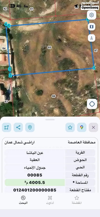 ارض في السرو 4 دونم 3