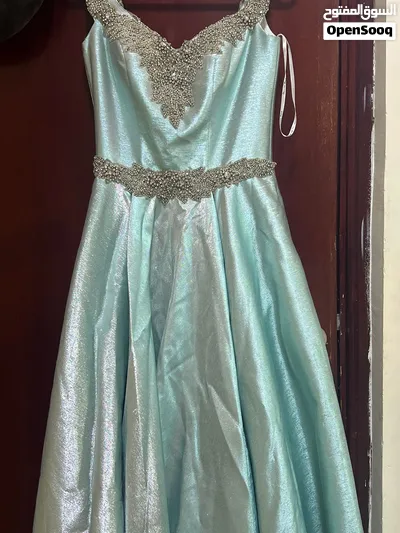 فساتين سهره ماركه سعوديه الحجم m مجسم وفستان الماوي حفله مهر 3