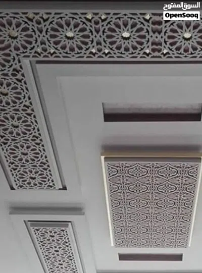 معلم جبس مغربي نقش يدوي قبب ديكورات إسلامية فخمة ديكورات سادة 4