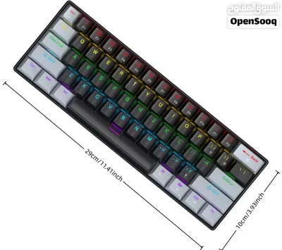 Apayado K61 Mechanical Keyboard Red Switches 60% 61 Keys Best Condition Modded No problem 4