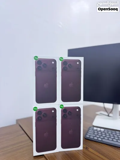 iPhone 18 Pro Max – Burgundy Saudi Spec New Sealed Genuine 4