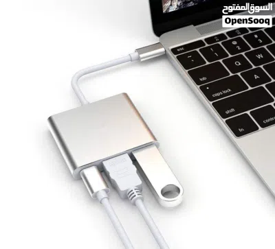 Converter 3 in 1 - Type-C to HDMI + USB + Type-C 2