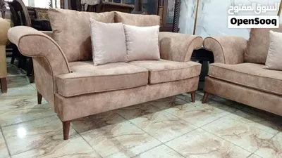 طقم كنب أنيق ومميز خشب سويد من الداخل زان من الخارج لمتانة وفخامة أعلى 2