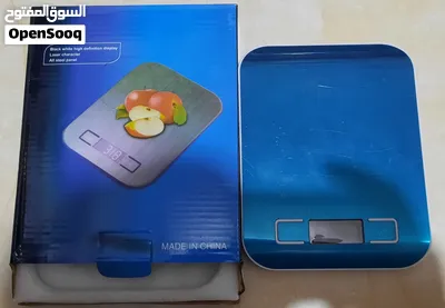 ميزان دقيق بالغرام لغاية 5 كيلو منزل او محل او مطبخ ستانلس معدن شاشه LCD طعام ميزان نادي ميزان شيف 2