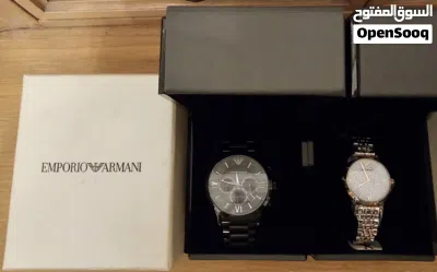 عدد 2 ساعه حريمي emporio armani 2